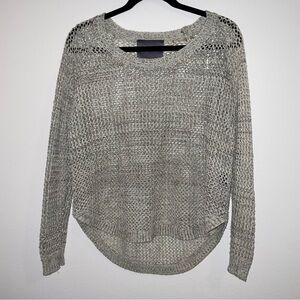 Anthropologie Paper Crane Womens Open Knit Sweater S